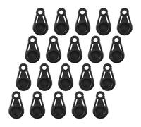 TOKIDNY Lot de 20 Clips de Tente Robustes en Plastique Souple Fixations Résistantes au Vent pour Bâche d'Ombrage Attaches Polyvalentes pour Camping et Randonnée Accessoires Compacts et