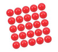 TOKIDNY Lot de 25 Boules de Loterie en Plastique PVC sans Couture Sphériques 3 CM Rouges Accessoires pour Activités de Fête et Jeux de Tirage au Sort