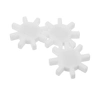 TOKIDNY Lot de 3 Agitateurs Magnétiques en Ptfe Forme Engrenage à 8 Dents Mini Barreaux Magnétiques de Laboratoire pour Mélange Homogène Résistants Haute Température et Milieu