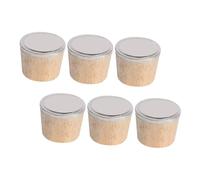 TOKIDNY Lot de 6 Bouchons en Bois pour Bouilloire à Eau Chaude Bouchons pour Bouteille Isotherme Petite Taille Compatibles Bouillottes et Bouteilles à Isolation Thermique Usage
