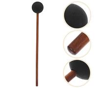 TOKIDNY Maillet de Friction Silicone avec Manche Long Bois Mallet pour Gong Baleine Accessoire Compact pour Yoga et Relaxation Mallet Marimba Portatif
