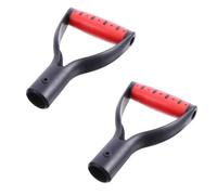 TOKIDNY Manches Confortable 2pcs pour Prise et Outils de Unique Design Plastic Pelle de Remplacement en Plastique D-Shaped de Jardinage à Main