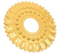 TOKIDNY Médaillon de Plafonnier Or en Ps Résistant Déformation et Décoloration, Style Européen Élégant Aspect Plâtre Réaliste pour Décoration Intérieure