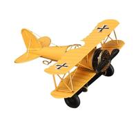 TOKIDNY Modèle Avion Rétro Vintage Décoratif Ornement Forgé pour Intérieur Maison Bureau Salon