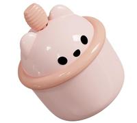 TOKIDNY Mousseur pour Visage en Abs Forme Ours Rose, Créateur de Mousse Riche pour Soins Quotidiens, Outil Portable pour Nettoyage Peau