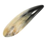 TOKIDNY Outil de Massage en Corne de Bœuf pour Grattage et Massage, Planche à Gratter, pour Masser Bras et Cou en Famille ou Entre Amis