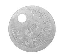 TOKIDNY Outil de Mesure d'Écart de Bougie Allumage Alliage Zinc-aluminium Portable pour Système Allumage Règle de Centrage Précise pour Auto