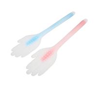 TOKIDNY Outils de Massage Manuel en Silicone 2pcs Forme Paume Légers pour Tapotement Dos et Cervicales Usage Familial