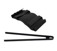 TOKIDNY Pince de Cuisson en Silicone Noire 296 CM Résistante à la Chaleur Pince Multifonction pour Four et Barbecue pour Plats Chauds Lot de 2 set de