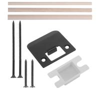 TOKIDNY Plaque de Gâche de Porte en Acier Inoxydable 2-1/4 Pouces | Remplacement pour Verrouillage, Ajustement Sécurisé, Force Équilibrée, Boîte à Loquet et Vis Incluses