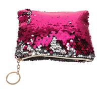 TOKIDNY Pochette Tissus Zippée à Paillettes pour Femme, Trousse de Maquillage Créative et Délicate, pour Party et Shopping