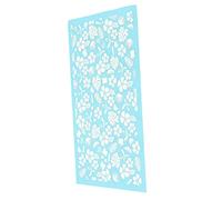 TOKIDNY Pochoir Réutilisable Soie pour Pâte Polymère Modèle Floral pour Artisanales Template Maille Durable pour Décoration Manuelle