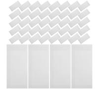 TOKIDNY pour Rangement D'argenté 120 Blanches en Papier Offset Légères Format Petit pour Billets et Chèques, Adaptées aux Lettres Manuscrites et Cartes de Vœux
