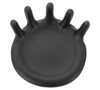 TOKIDNY Présentoir à Bagues en Résine Noir, Plateau de Rangement Créatif et Facile à Nettoyer pour Bijoux, pour Organiser Bagues et Colliers