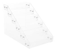 TOKIDNY Présentoir Organisateur Manucure Réutilisable en Acrylique Transparent de Vernis à à Plusieurs Niveaux Étagère Simple et Élégante pour Rangement Cosmétique