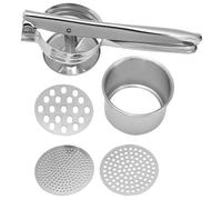 TOKIDNY Presse-purée Pommes de Terre Acier Inoxydable Presse-main Pratique Tamis Fin pour Purées Délicates Ustensile Cuisine Multifonction pour Légumes et Fruits