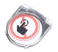 TOKIDNY Protecteur de Bouton Alimentation pour Ordinateur Cache Bouton Poussoir Plastique Sécurité Anti-touche Accidentelle pour Machines à Laver Lave-vaisselle et Ascenseurs