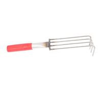 TOKIDNY Râteau à Main 4 Griffes en Acier Inoxydable 32 CM pour Creuser escargots et Coquillages Plage pêche à Pied Pratique et Solide