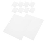 TOKIDNY Recharge pour Album Photo Autoadhésive 10 Feuilles 3 Trous en PVC et Papier pour Classeur de Scrapbooking Grand Espace de Rangement