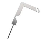 TOKIDNY Règle de Reliure en Acier Inoxydable Outil de Guidage Multifonction pour Scrapbooking et Fabrication de Livres Positionnement Précis pour Couvertures et Albums Accessoire DIY