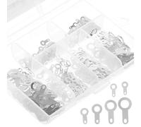 TOKIDNY Rondelle Plate Cuivrée Argentée Cosse à Souder, .2-m6.2 300 Pièces par Boîte pour Fiable et Multi-usage Instruments et Appareils
