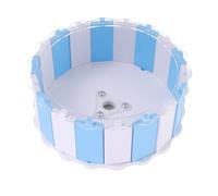 TOKIDNY Roue d'exercice Silencieuse pour Hamster 185 CM Grosse Taille en Plastique ABS Rose et Blanc Tapis de Course Ludique pour Petits Rongeurs et Écureuils d'Activité pour