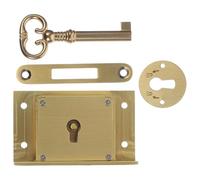 TOKIDNY Serrure Tiroir Rétro Laiton Massif Verrou Encastré Sécurisé pour Meubles Anciens Bureau et Armoire Design Secret Élégant Robuste et Pratique