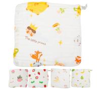 TOKIDNY Serviette en Coton Extra Douce pour Bébé, Lot de 5 Pièces, sans Rétrécissement ni Boulochage, pour Toilette et Soins Peau Délicate Plusieurs styles