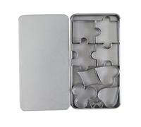 TOKIDNY Set de Acier Inoxydable pour Biscuits et Gâteaux Moulages Sans Revêtement Outils de Pâtisserie Santé pour Décoration de Desserts