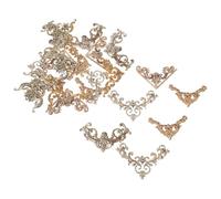 TOKIDNY Stickers d'Angle Rétro Baroques pour Scrapbooking 24 Pièces Décoratives en Papier Ajouré Vintage pour Cadres Photo Albums Journaux Intimes Relooking Meubles et DIY Créatif