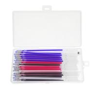 TOKIDNY Stylo Textile à Encre Effaçable à Haute Température Pointe 1mm, Plastique Solide, Outil de Marquage Précis pour Couture et Industrie du Vêtement, Set 41 Pièces Couleur Aléatoire
