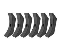 TOKIDNY Support D’Haltères 6 Pièces en PP Résistant à L’Usure Fixation 146 MM Hexagonale Support de Rangement Stable pour Haltères Accessoire Fitness pour Salle de Sport et Usage