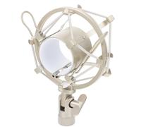 TOKIDNY Support de Microphone de Bureau Blanc Angle Flexible et Design Anti-vibration en Métal pour Usage Desktop et Chant
