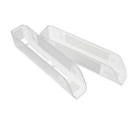 TOKIDNY Support de rangement pour balance numérique en acrylique, installation auto-adhésive polyvalente, 1 paire, pour petites appartements et chambres