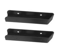 TOKIDNY Support Mural avec Base Élargie pour Pèse-personne Numérique en Plastique Noir Design de Rangement Protecteur et Installation Polyvalente pour Salle de Bain ou Home Gym