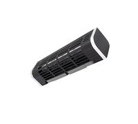 TOKIDNY Support Ventilateur Ordinateur Portable Noir en Alliage D'aluminium avec Ventilateurs Puissants Refroidissant et Radiateur Ajustable pour Refroidisseur Portable