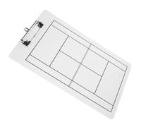 TOKIDNY Tableau Effaçable à Sec de Coaching en PVC Non Magnétique Format Standard pour Stratégie Tennis et Hockey Presse-Papiers Stratégique pour Entraîneurs en Compétition