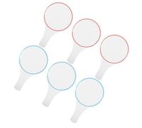 TOKIDNY Tableaux de Score Effaçables à Sec 6 Pcs 15x25 Cm, Tableau Blanc Portable Face, Panneau de Vote Réutilisable Cercles Bleus et Rouges, pour Commission de Vote et Événements