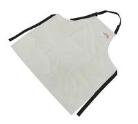 TOKIDNY Tablier Imperméable à Lacets Créatif en Pvc Blanc Grosse Poche Avant, Cuisine Cafés, Éclaboussures