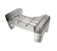 TOKIDNY Tabouret Wc Transparent Plastique pour Adultes et Garçon Fille Support de Position Accroupie pour Salle de Bain Escabeau Ergonomique Gris Clair Aide Digestion et Confort