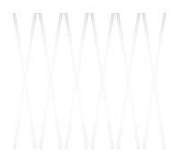 TOKIDNY Tiges de Verre Massif 30 Cm, Lot de 12 Bâtonnets Mélangeurs Transparents en Verre Borosilicaté Résistant à Haute Température pour Laboratoire et Expérimentation Réutilisable