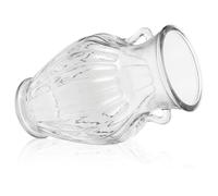 TOKIDNY Vase Décoratif en Verre Hydroponique Transparent à Double Anse Grand Goulot pour Fleurs Séchées et Plantes D’Intérieur Vase Vintage Français Polyvalent pour Maison et Bureau