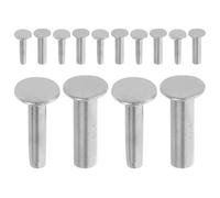 TOKIDNY Vis du Manche de Couteau en Acier Inoxydable Argenté, Fixation Sécurisée pour Réparation de Manche de Couteau, Accessoires DIY pour Ustensiles Cuisine à Domicile
