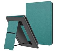 TOKILO Étui pour liseuse blanche (7", 12e génération, version 2024), étui en cuir synthétique souple avec fonction veille/réveil automatique, support pliable, non compatible avec LG 7" ou 6,8" (vert)