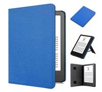 TOKILO Housse eReader 6 pouces 2024/2022, étui en cuir PU premium avec fonction automatique de veille/réveil, poignée pliable, support rabattable, fente pour carte, incompatible avec iPad Samsung 6