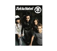 Tokio Hotel Toile Poster Pop Rock Art Mural Vintage Musique pour Chambre Salon Dortoir Décoration Cadeau pour les fans Sans Cadre 50 x 75 cm