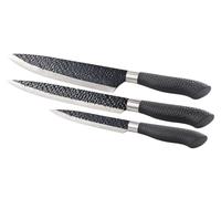 Set de 3 couteaux design "martelé"