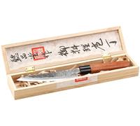 Tokio Kitchenware Couteau Santoku avec manche en bois