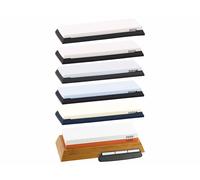 Tokio Kitchenware Pack de 5 pierres d'affûtage avec support antidérapant - Grain 1000 à 8000