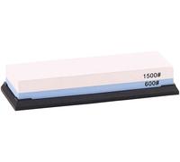 TokioKitchenWare Whetstone: double water whetstone with non-slip holder, grain size 600/1500 (whetstone sharpening stones)